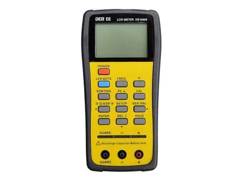 Тестер DER EE DE-5000 High Accuracy Handheld LCR Meter TL-21 TL-23 Set Tools