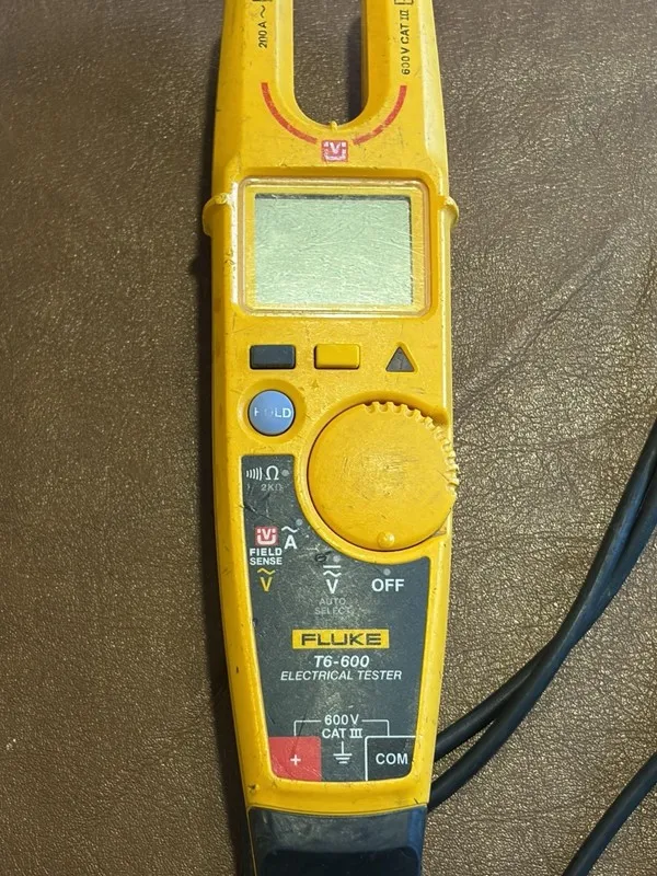 Тестер FLUKE T6-600 Voltage Clamp-Meter Digital Current Electrical Tester — фото лота 1