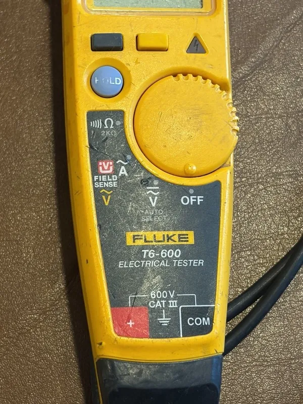Тестер FLUKE T6-600 Voltage Clamp-Meter Digital Current Electrical Tester — фото лота 2