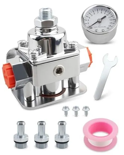 Трубопроводная арматура 12-804 Adjustable Low Fuel Pressure Regulator Kit 1-4 PS