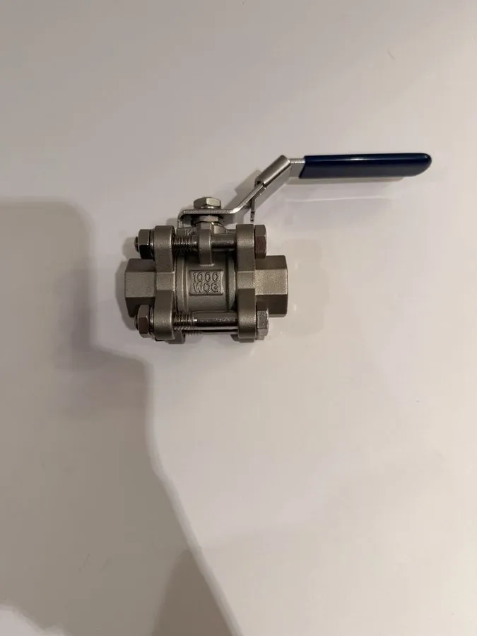 Клапан Nibco T595S6R66LL 3/8" 3-Piece Stainless Steel Ball Valve — фото лота 1