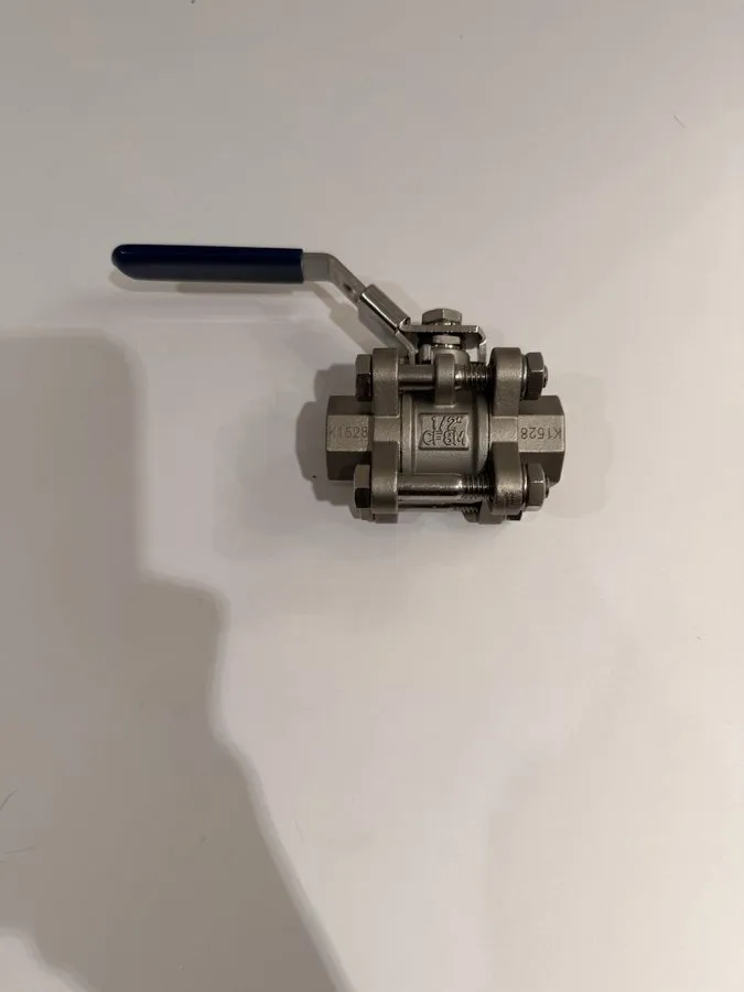 Клапан Nibco T595S6R66LL 3/8" 3-Piece Stainless Steel Ball Valve — фото лота 2