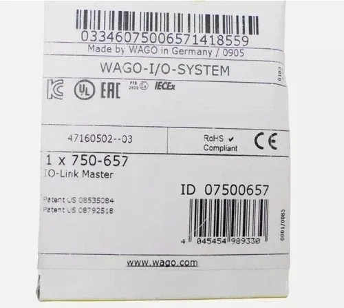 Модуль WAGO 750-657 IO-Link Master Module