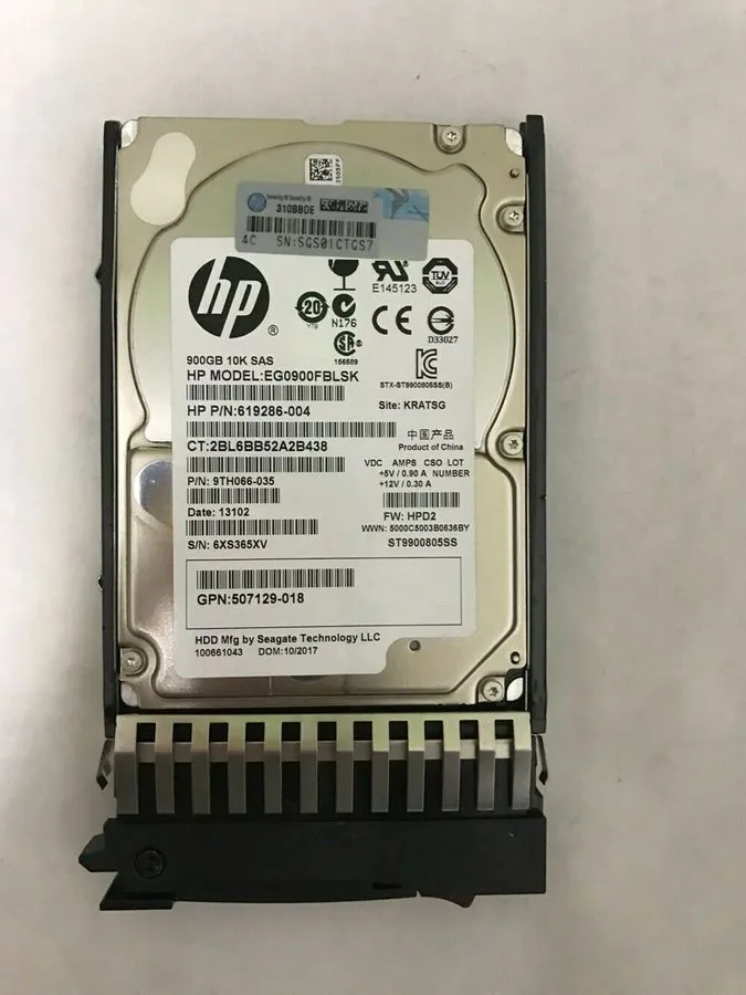 Жёсткий диск HP C8S59A 730703-001 MSA 900GB Ent 6G 10K RPM SAS 2.5 in DP HP HDD 