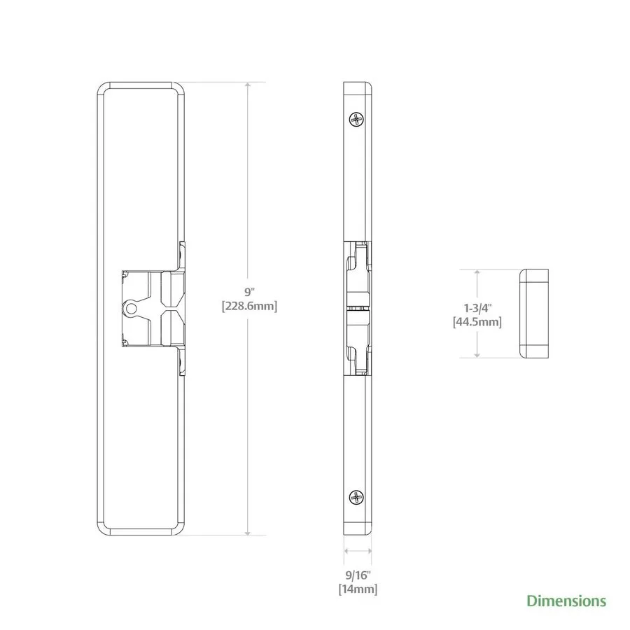 Оборудование видеонаблюдения Adams Rite 9400-630 12/24VDC Stainless Steel Electr