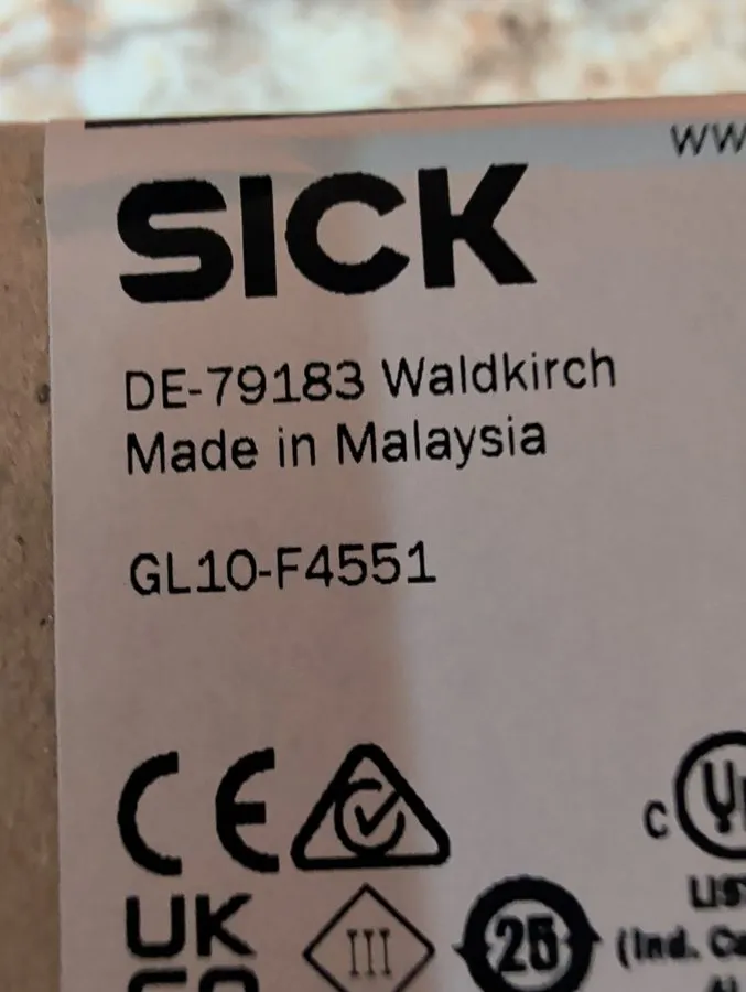 Фотоэлектрический датчик SICK GL10-F4551 photoelectric sensor 1071153 — фото лота 2