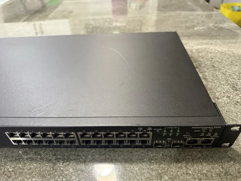 Коммутатор DELL PowerConnect 3424 24 Port Managed Ethernet Switch 10/100 24Port