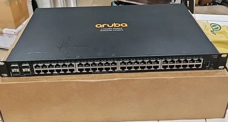 Коммутатор Aruba 6000 48 G 4SFP SWCH R8N86A: Network Switch 48-PORT: NO POE — фото лота 1