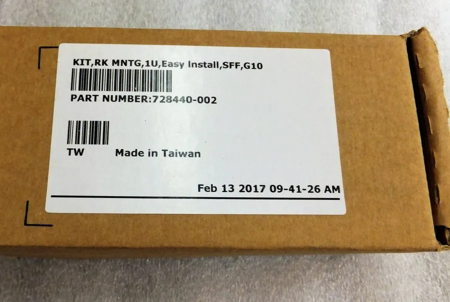 Комплект направляющих HEWLETT PACKARD 728440-002 Rail Kit Friction SFF 1U G10