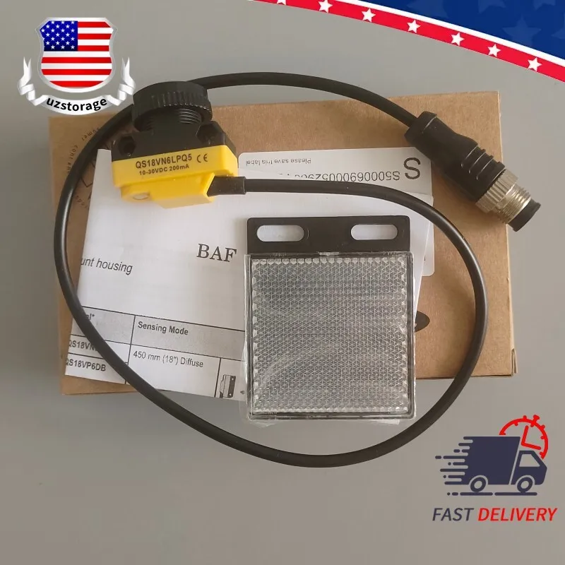 Фотоэлектрический датчик Banner QS18VN6LPQ5 Photoelectric Sensor 10-30 VDC