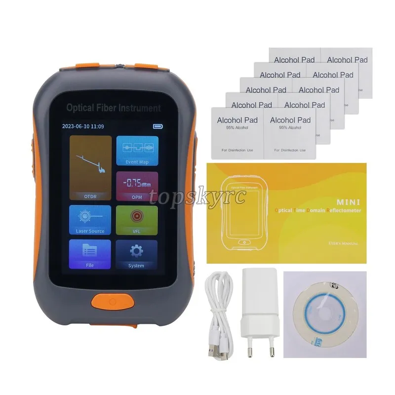 Тестер NK2800 Mini OTDR Portable Optical Time Domain Reflectometer W/ 3.5"Touch 