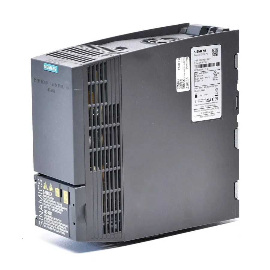 Частотный преобразователь Siemens 6SL3210-1KE11-8AF2 SINAMICS G120C rated power — фото лота 1