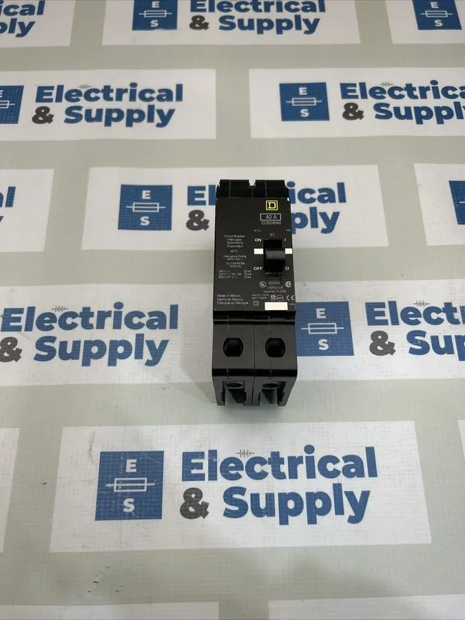 Автоматический выключатель SQUARE D EDB24040 Circuit Breaker,40A,Bolt On,277/480