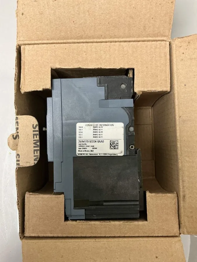 Автоматический выключатель 3VA4170-5ED34-0AA0 SIEMENS 3 POLE 70 AMP BOLT-ON CIRC
