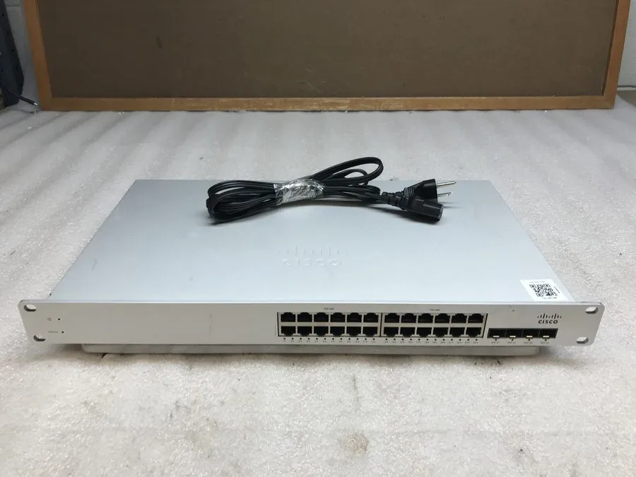Коммутатор Cisco Meraki MS220-24P-HW 24-Port Gigabit PoE+ Switch 4x SFP 370W
