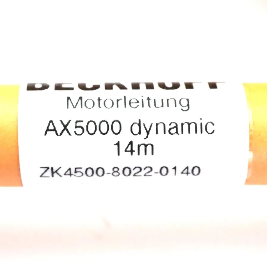 Кабель Beckhoff ZK4500-8022-0140 042418 AX5000 motor connection cable L 14 m