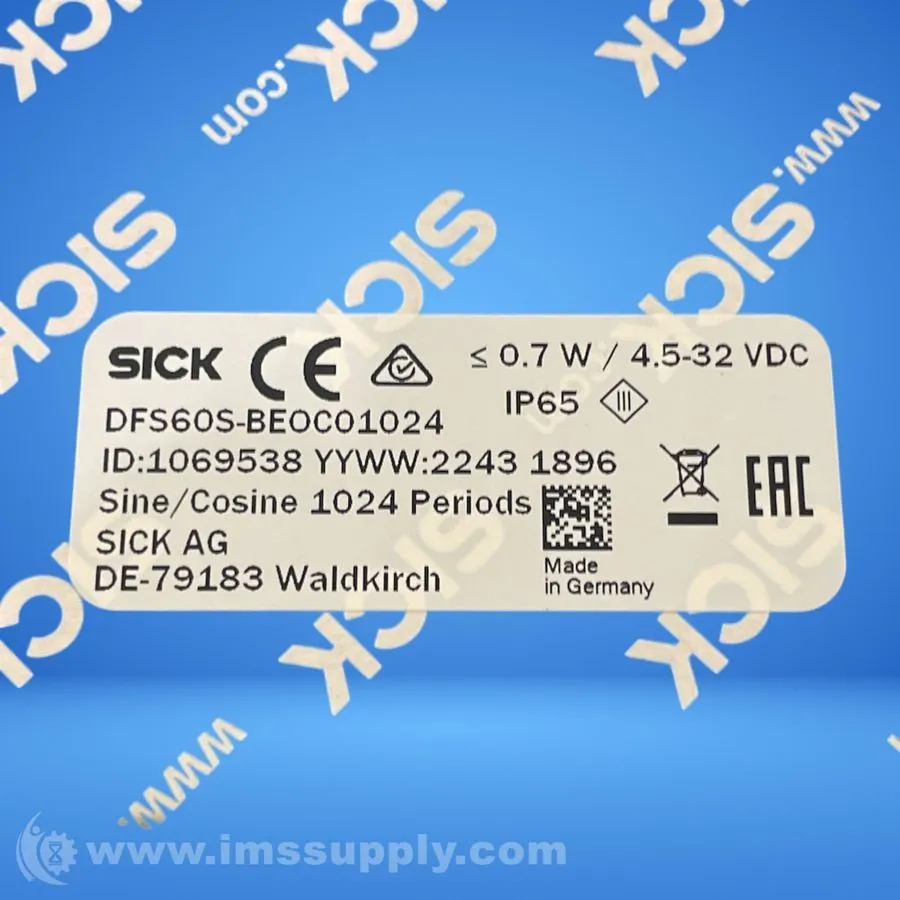 Энкодер Sick DFS60S-BEOC01024 Incremental Encoder FNOB