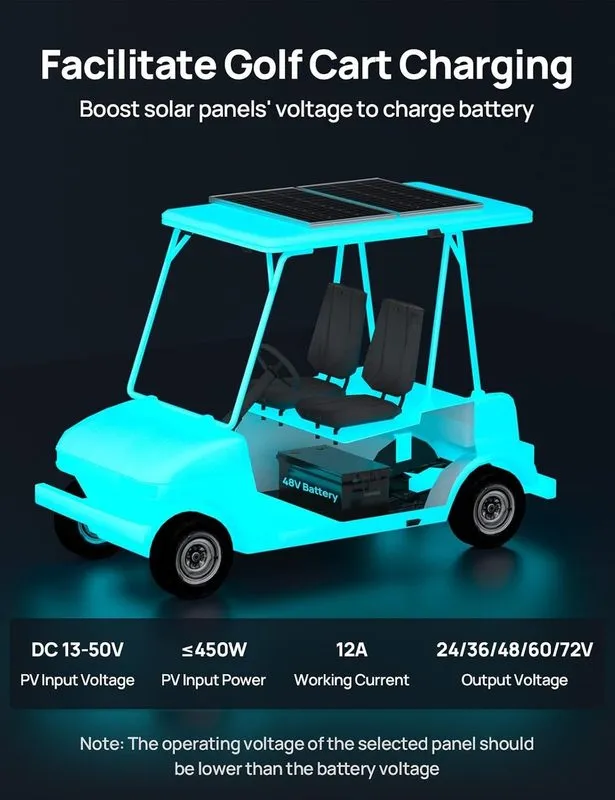 Аккумулятор 600W MPPT 48V/60V/72V Solar Boost Charge Controller Electric Vehicle — фото лота 3