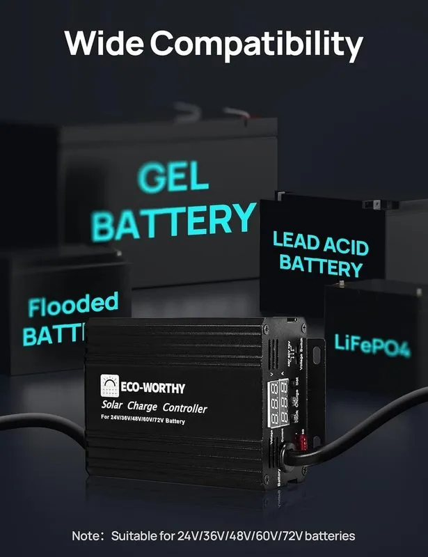 Аккумулятор 600W MPPT 48V/60V/72V Solar Boost Charge Controller Electric Vehicle — фото лота 4
