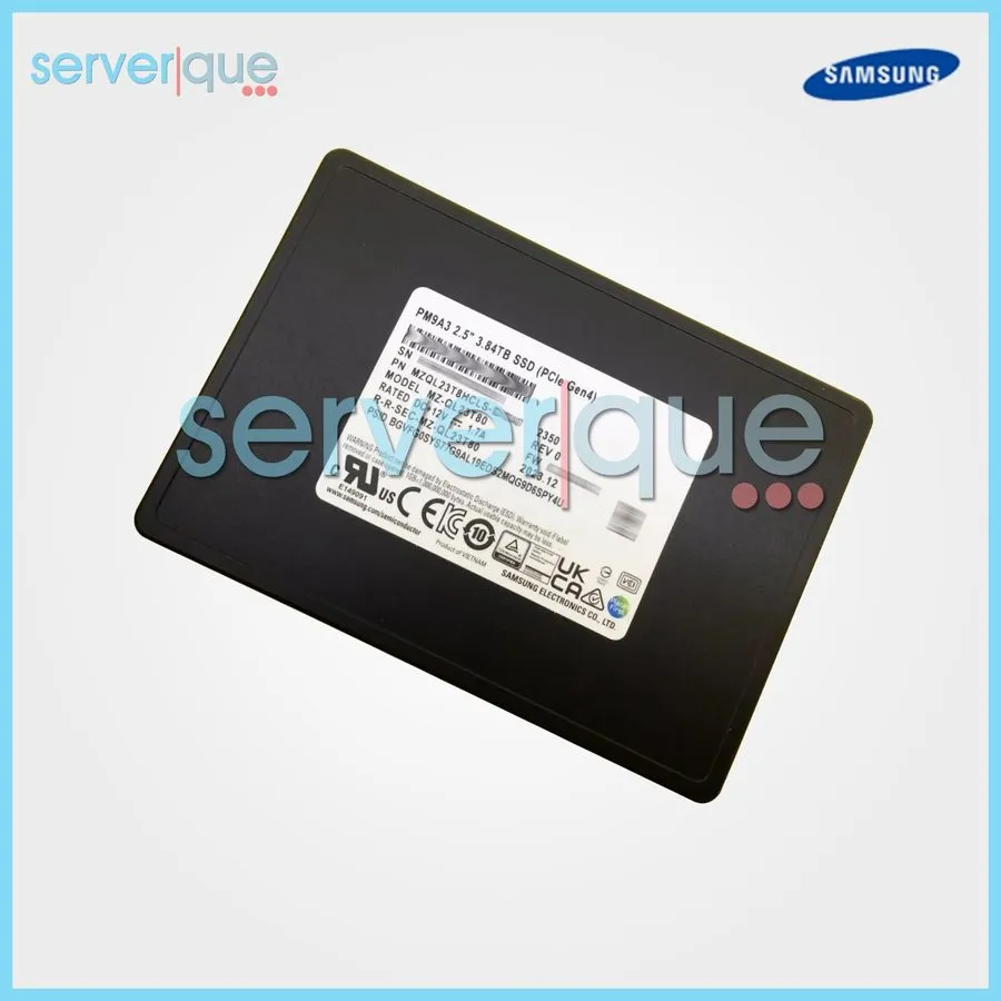 SSD-накопитель MZ-QL23T80 Samsung PM9A3 Series 3.84TB PCI-E NVMe U.2 2.5 SSD MZQ