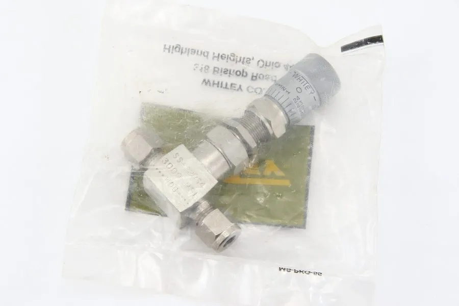 Клапан Micro metering valve 22 series, Swagelok/whitey, stainless steel, SS-22RS
