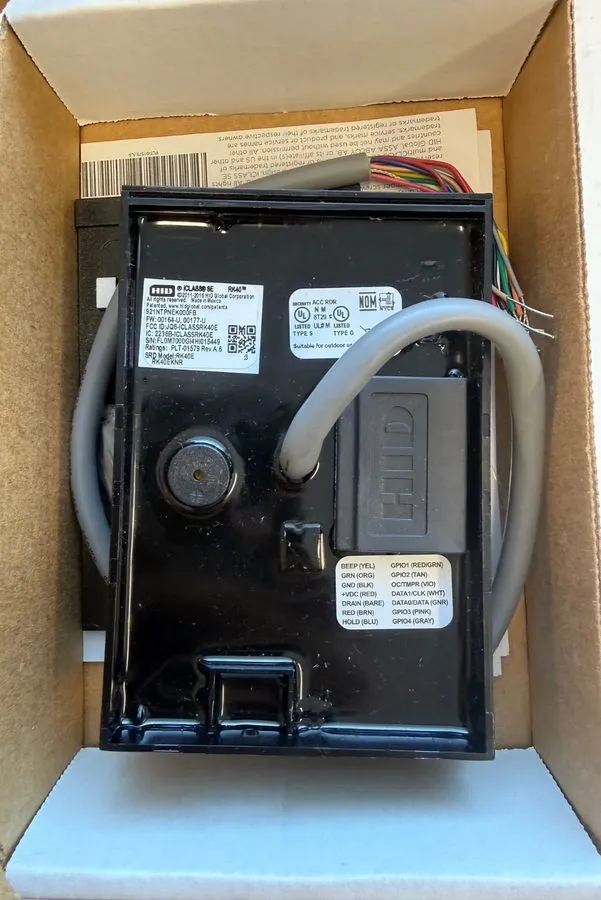 Клавиатура HID iCLASS SE RK40 Keypad er 921NTPNEK000FB