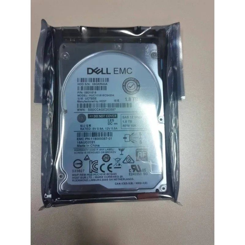 Жёсткий диск EMC UNITY 005051636 1.8TB 10K 12GBps 2.5" SAS HDD 005051633 D3-2S10