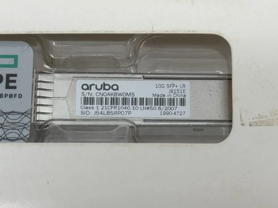 Трансивер Aruba J9151E 10G SFP+ LC LR Transceiver, LR 1310nm 10km SMF XCVR (1990
