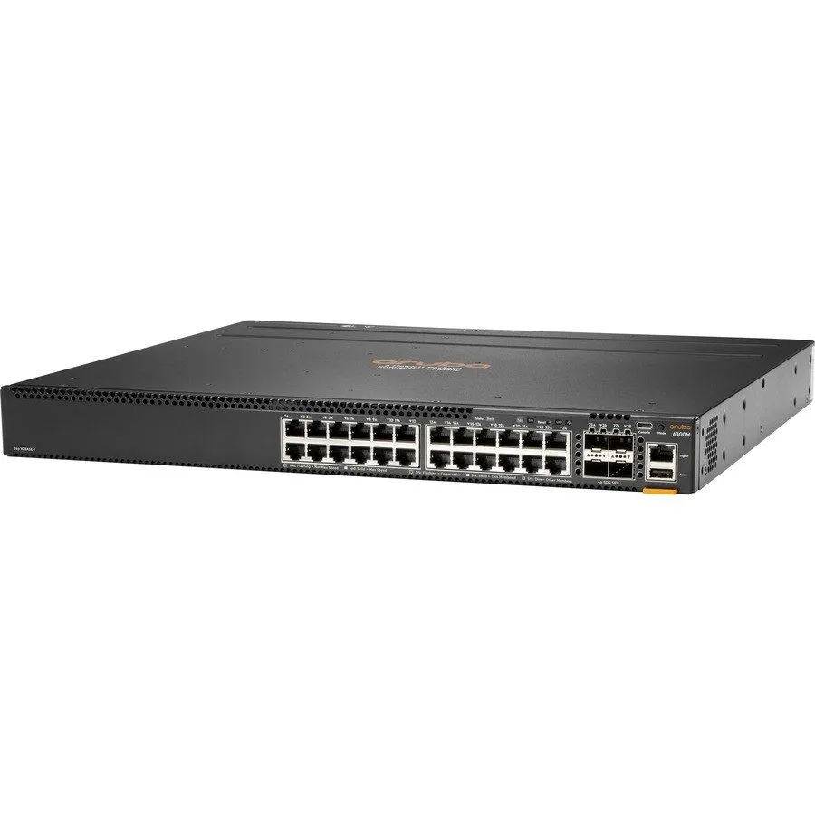 Коммутатор HPE 6300F 24-port 1GbE Class 4 PoE and 4-port SFP56 Switch — фото лота 1