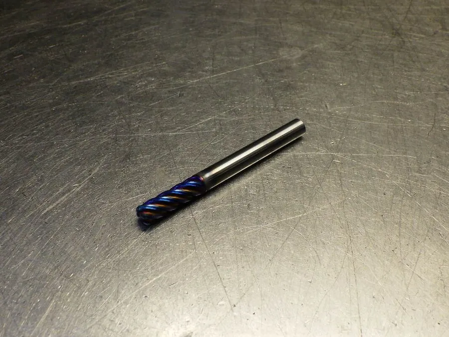 Режущий инструмент Nachi 1/4" 5 Flute Carbide Cr Endmill 1/4" Shank .06" R 41000