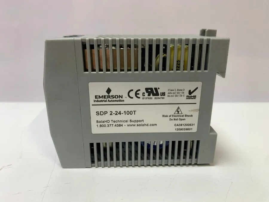 Блок питания Sola SDP2-24-100T DIN Rail Power Supply 24VDC 2.I A 50W NEC Class 2 — фото лота 1
