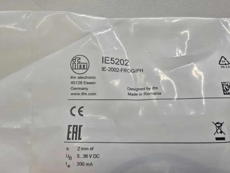 Датчик приближения IFM IE5202 Proximity Switch Sensor IE-2002-FROG/PH