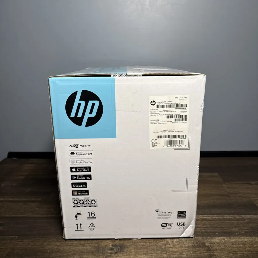 Лазерный принтер HP MFP m139w 7MD70F LaserJet Wireless All-in-One Laser Printer
