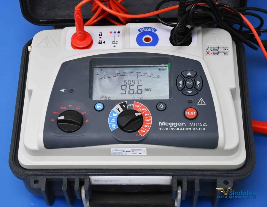 Тестер Megger MIT1525 15 kV High Voltage Insulation Resistance Tester