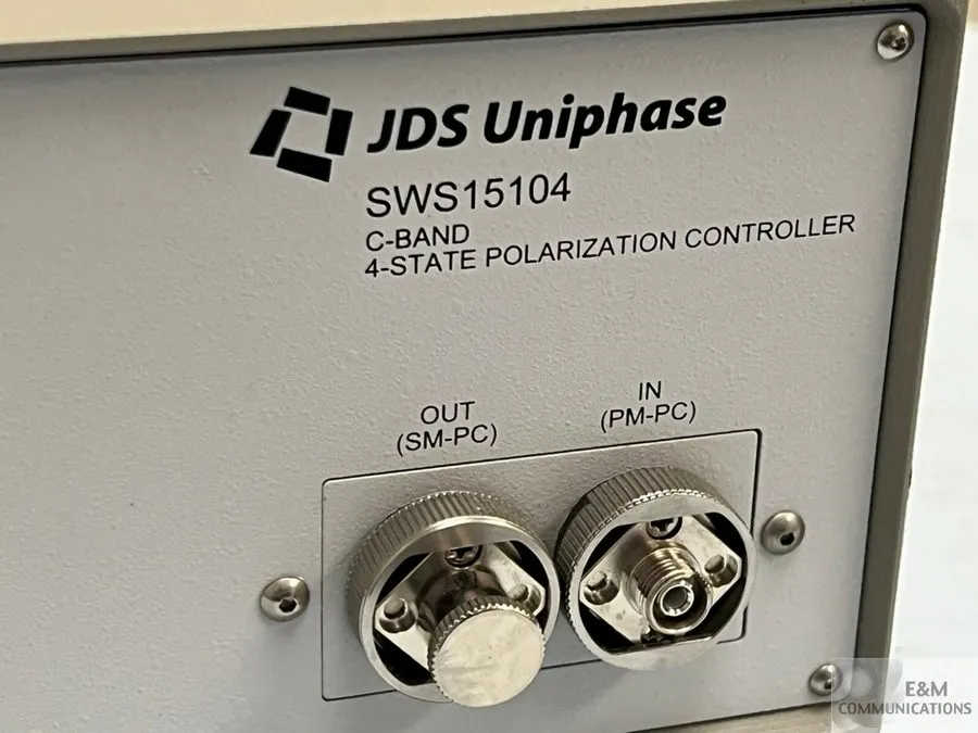 Контроллер JDS Uniphase SWS15104 C-Band 4-State Polarization Controller Fiber Te — фото лота 2