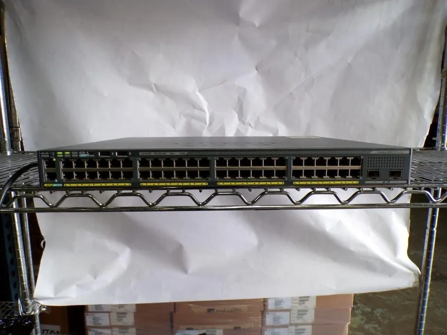 Коммутатор Cisco Catalyst WS-C2960X-48FPD-L 48-Port PoE+ Switch 740W 10G SFP+