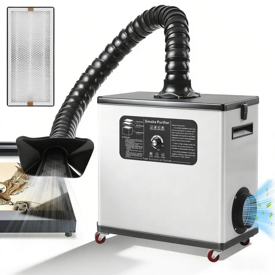 Дымоуловитель 210W Pure Air Fume Extractor 4-Stage Filter Smoke Purifier