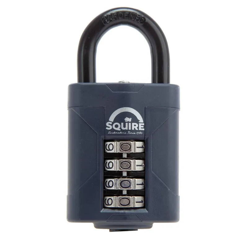 Такелажная скоба Henry Squire CP50 Recodable Combination Padlock Open Shackle HS — фото лота 1