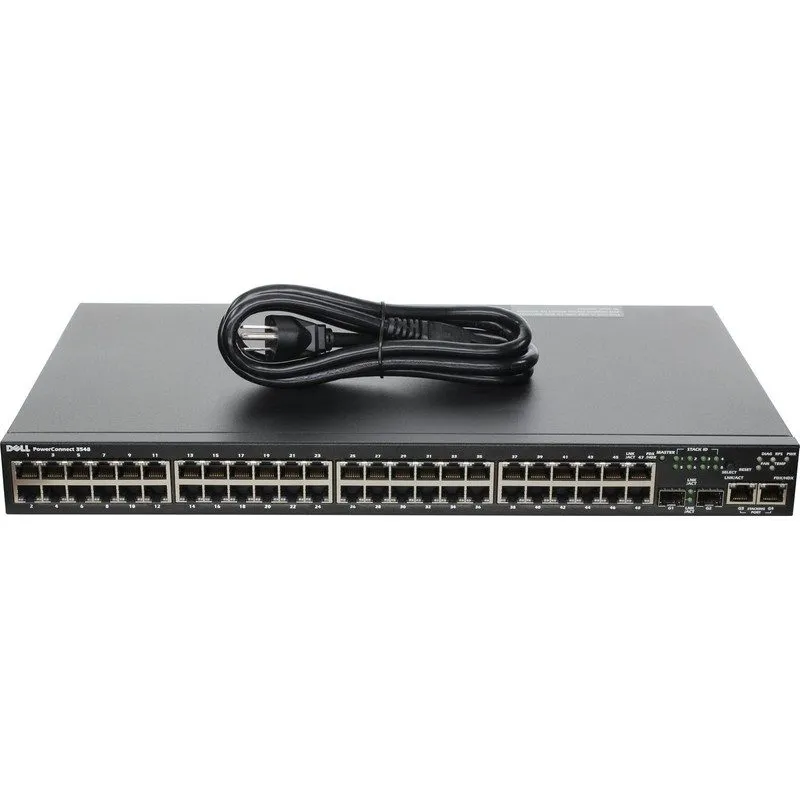 Коммутатор Dell PowerConnect 3548 M725K 48-Port 10/100 Managed Switch