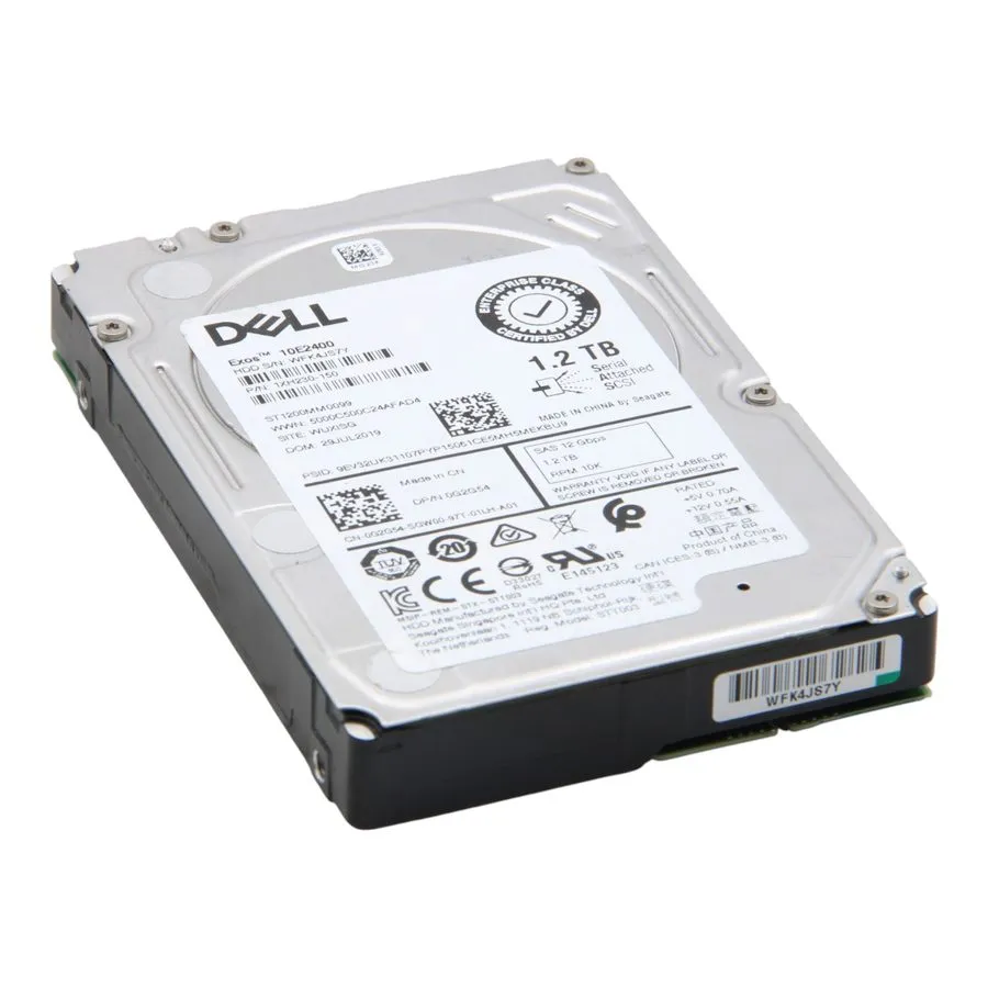 Сервер G2G54 ST1200MM0099 Dell POWEREDGE 1.2TB 10KRPM 12Gb 2.5"SAS HDD 0G2G54