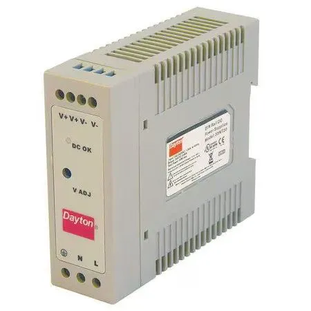 Блок питания DAYTON 33NT20 Power Supply,DIN Rail,50W,24VDC,Plastic