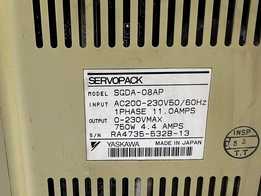 Сервопривод Yaskawa Servopack sgda-08ap Servo Driver 750 W