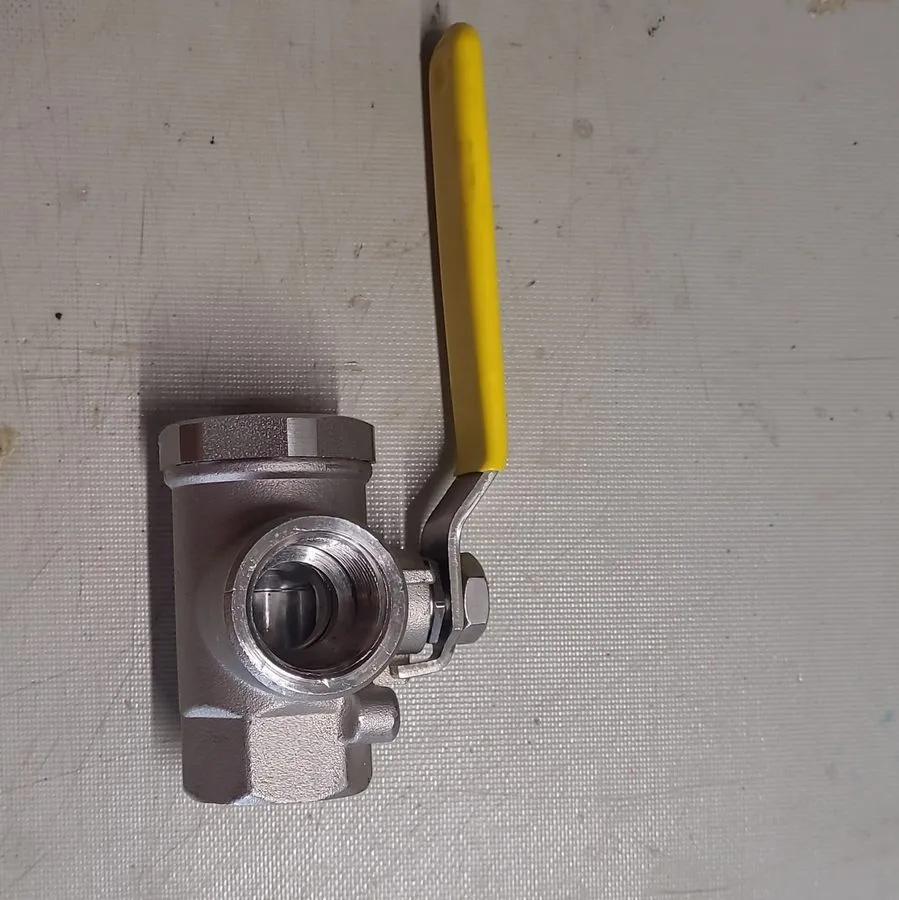 Клапан Apollo SS-1008 3/4 in Stainless Steel Manual Diverter Ball Valve 800 CWP  — фото лота 2