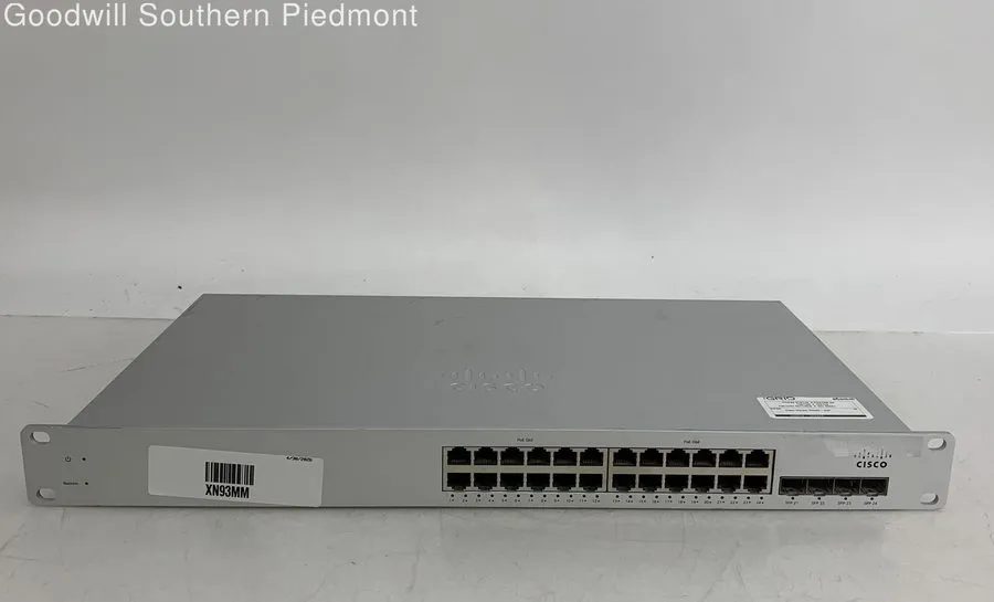 Коммутатор Cisco Meraki MS220-24P 24-Port PoE Gigabit Managed Switch Rackmount G