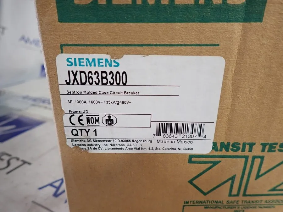 Автоматический выключатель Siemens / ITE Sentron 300 Amp Circuit Breaker 600 VAC