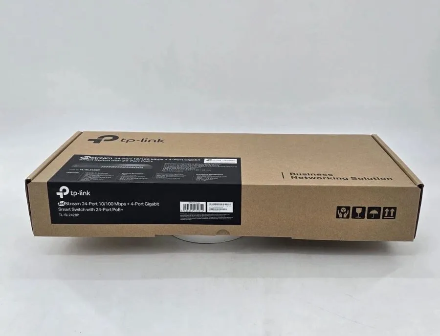 Коммутатор TP-Link TL-SL2428P 24 Port Smart Managed PoE Switch 250W — фото лота 1