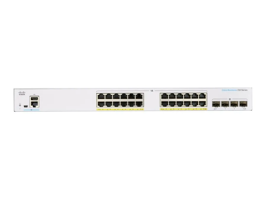 Коммутатор Cisco CBS250-24FP-4G-UK Switch