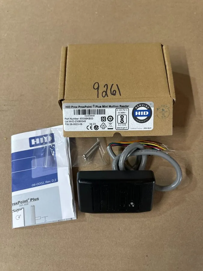 Оборудование видеонаблюдения HID 6005BKB00 Proxpoint Plus Mini Mullion er FW: 06