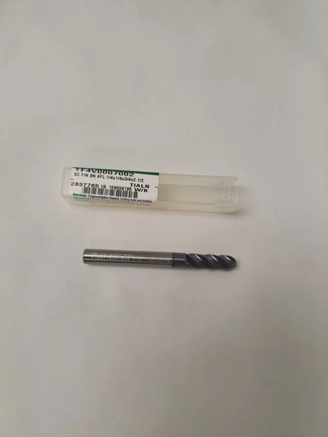 Режущий инструмент WIDIA SOLID CARBIDE END MILL K-2108AX 1/4 X 3/4 X 2-1/2" — фото лота 1