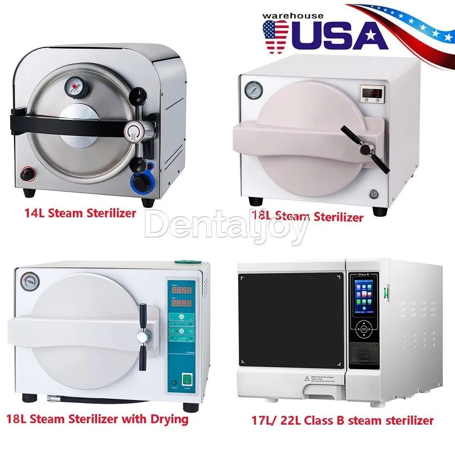 Стерилизатор 17L/22L Dental Autoclave Steam Sterilizer Medical Class B/N with Pr